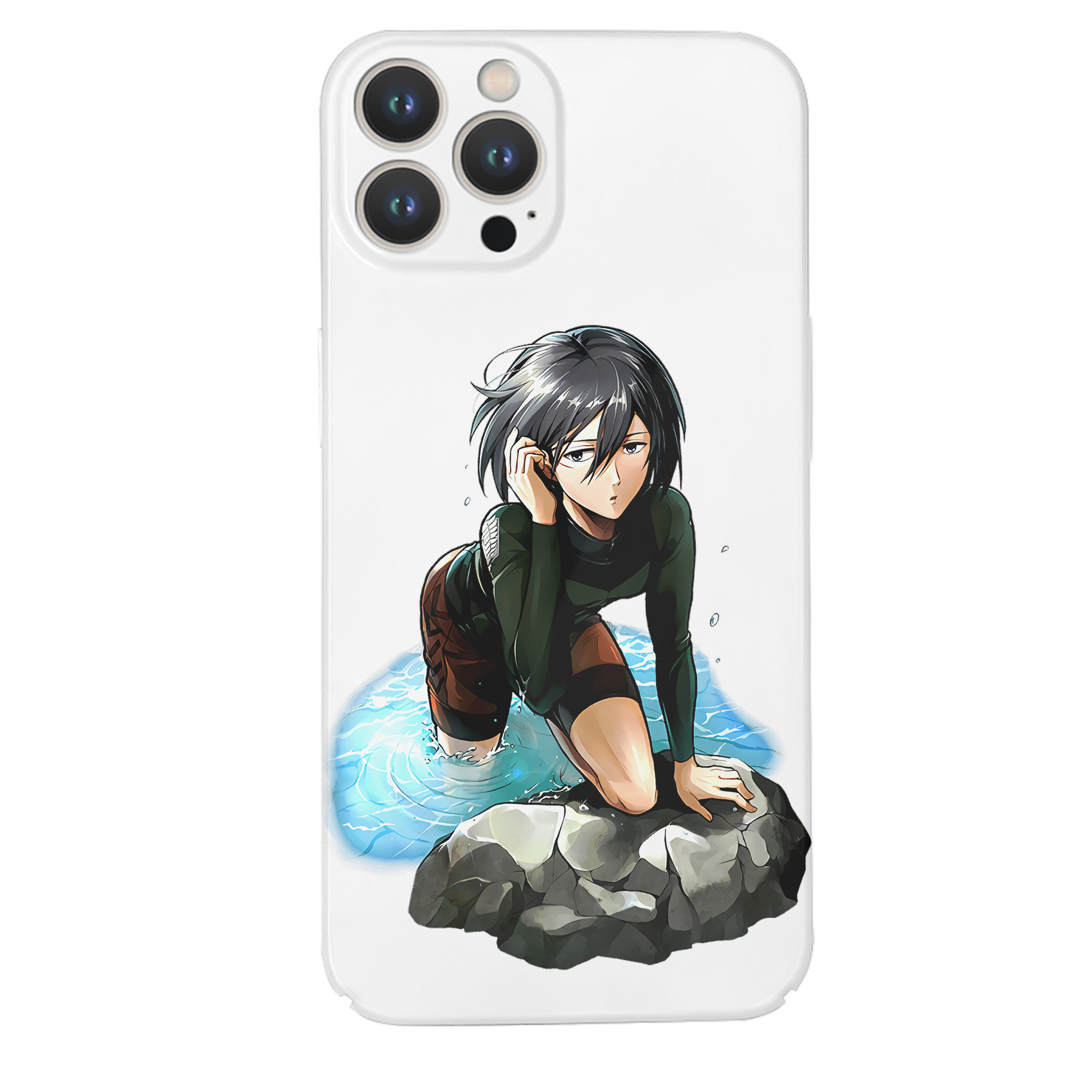 （画像用） 進撃の巨人 ミカサ·アッカーマン Attack on Titan Mikasa Ackerman 【iPhone 14シリーズ対応】ハードケース